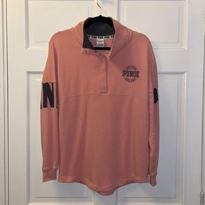 Victoria’s Secret Pink 1/2 Snap Up Sweatshirt
